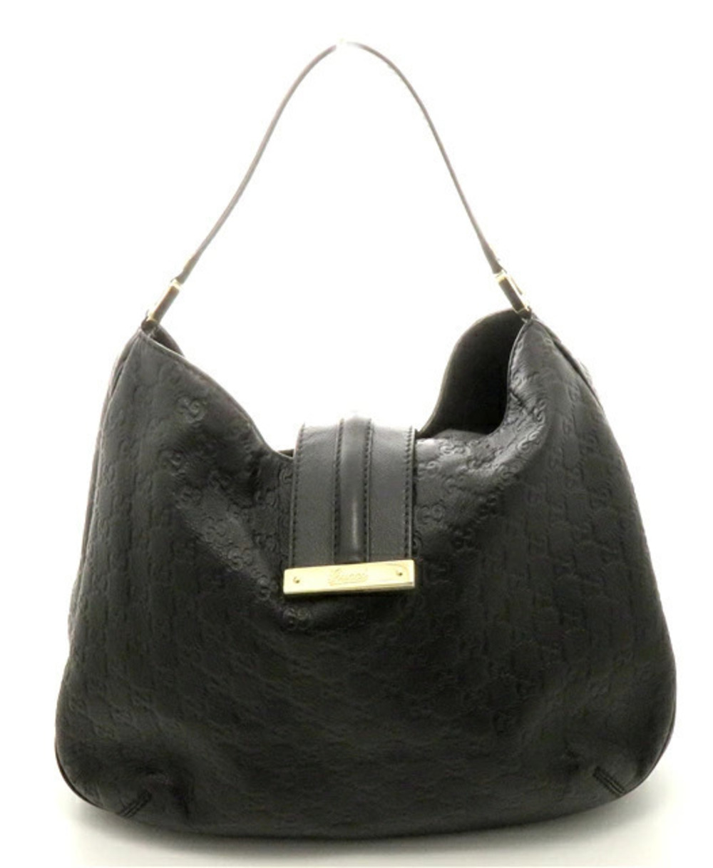 Gucci bag Hobo black Guccissima
